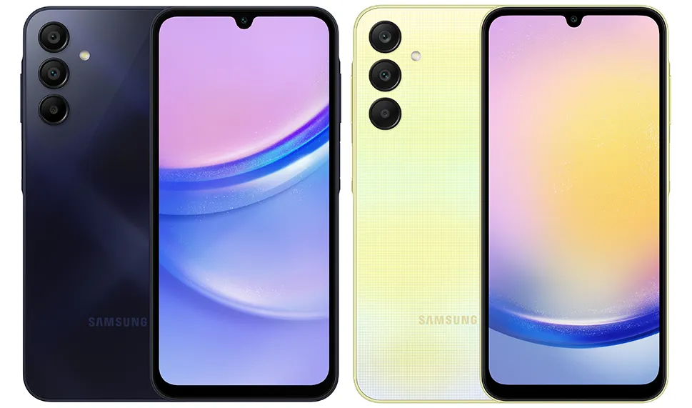 Samsung Galaxy A25 and A15 5G