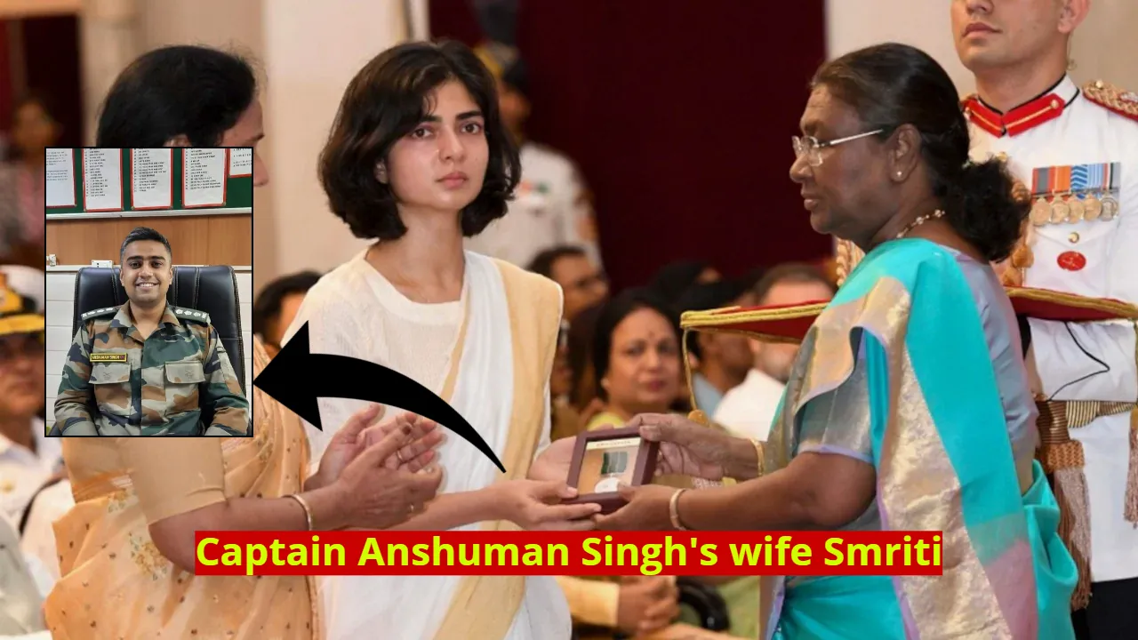 Captain Anshuman Singh wife Smriti