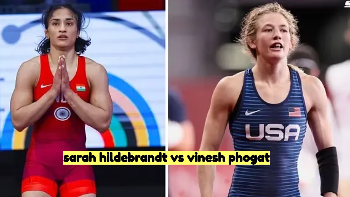 sarah hildebrandt vs vinesh phogat