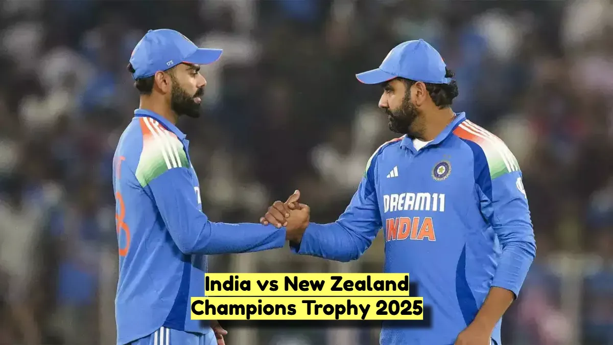 India vs New Zealand Champions Trophy 2025